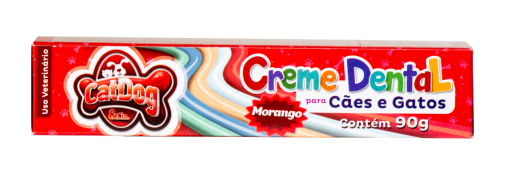 CREME DENTAL PET MORANGO CAIXINHA 90 GRS