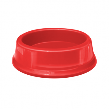 COMEDOURO PLAST. GATO - 200 ML (VERMELHO)